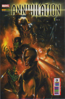 copertina di Gabriele dell'Otto
			 Annihilation Prologue  © Marvel Comics