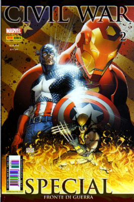 copertina di Michael Turner    
			Civil War 1 Variant  © Marvel Comics