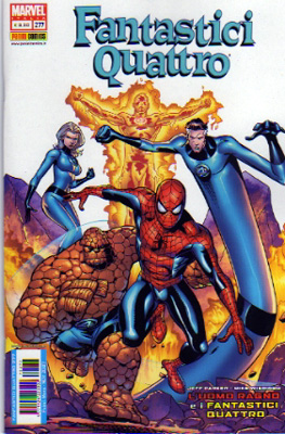 copertina di Mike Wieringo
			Spider-Man and the fantastic Four 1 © Marvel Comics