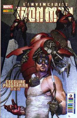 copertina di Adi Granov 
			The Invincible Iron Man 8 © Marvel Comics