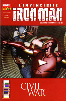 copertina di Adi Granov 
			The Invincible Iron Man 14 © Marvel Comics