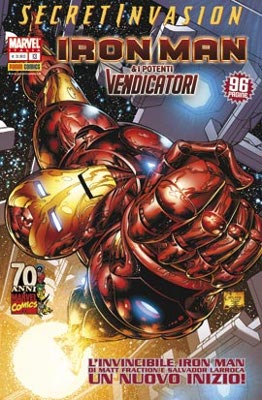 copertina di Joe Quesada
			The Invincible Iron Man 1 Variant © Marvel Comics