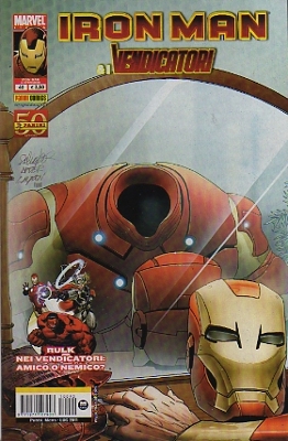 copertina di Salvador Larroca
			da The Invincible Iron Man 31 Variant  © Marvel Comics