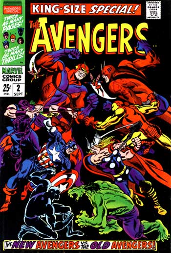 copertina di 
			 Avengers annual 2 © Marvel Comics