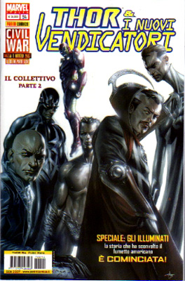 copertina di gabriele dell'Otto da New Avengers Illuminati Special  
			© Marvel Comics