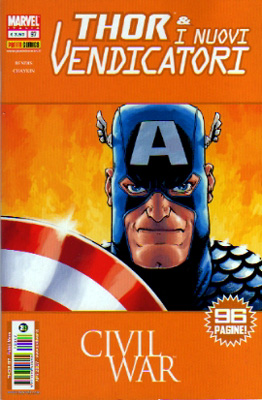 copertina di Howard Chaykin da New Avengers 21  
			© Marvel Comics