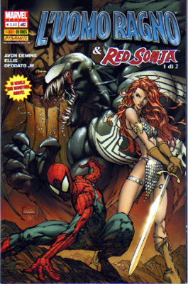 copertina di Michael Turner
			Spider-Man/Red Sonja 1 © Marvel Comics