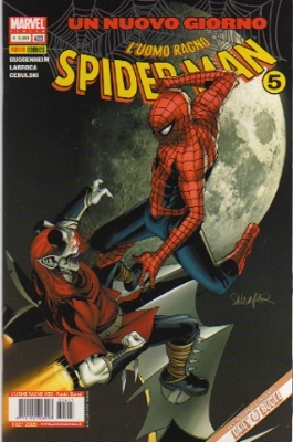 copertina di  Salvador Larroca
			The Amazing Spider-Man 551. © Marvel Comics