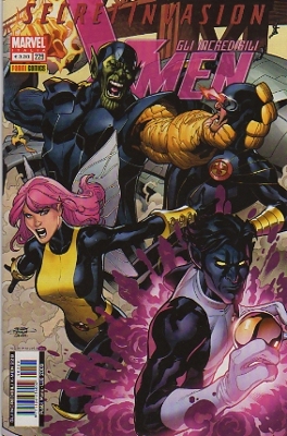 copertina di Terry e Rachel Dodson
			da Secret Invasion: X-Men 2 © Marvel Comics