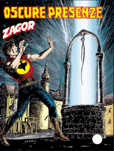 copertina zagor zenith numero 473 di Gallieno Ferri