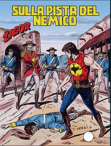 copertina zagor zenith numero 475 di Gallieno Ferri