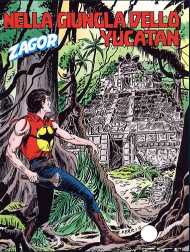 copertina zagor zenith numero 476 di Gallieno Ferri