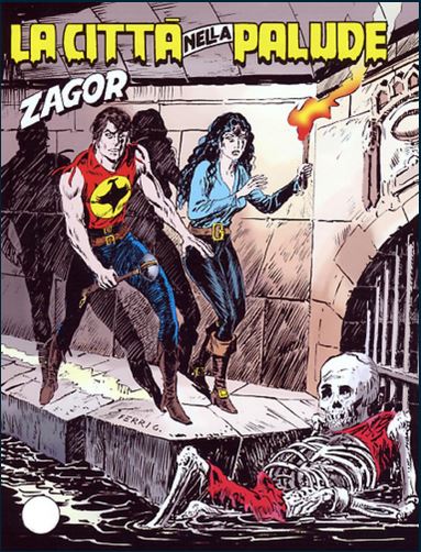 copertina zagor zenith numero 477 di Gallieno Ferri