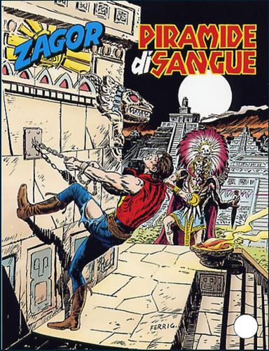 copertina zagor zenith numero 478 di Gallieno Ferri