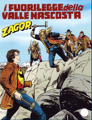 copertina zagor zenith numero 481 di Gallieno Ferri