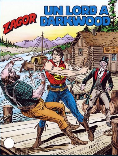 copertina zagor zenith numero 483 di Gallieno Ferri