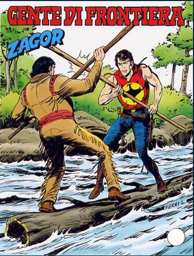 copertina zagor zenith numero 484 di Gallieno Ferri