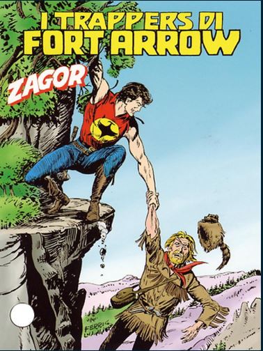 copertina zagor zenith numero 489 di Gallieno Ferri