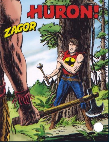 copertina zagor zenith numero 490 di Gallieno Ferri