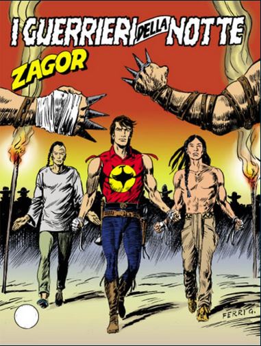 copertina zagor zenith numero 504 di Gallieno Ferri