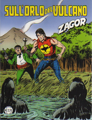 copertina zagor zenith numero 513 di Gallieno Ferri