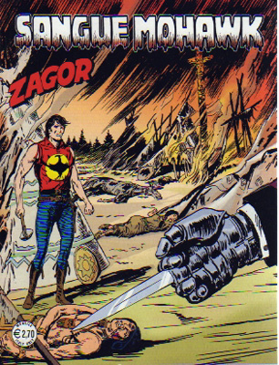 copertina zagor zenith numero 514 di Gallieno Ferri