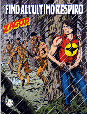 copertina zagor zenith numero 518 di Gallieno Ferri