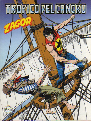 copertina zagor zenith numero 522 di Gallieno Ferri