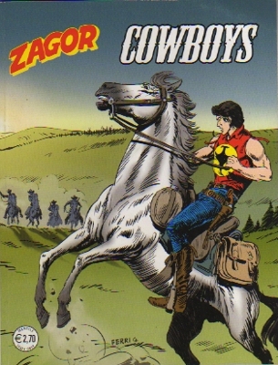 copertina zagor zenith numero 529 di Gallieno Ferri