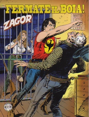 copertina zagor zenith numero 530 di Gallieno Ferri