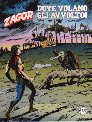 copertina zagor zenith numero 532 di Gallieno Ferri