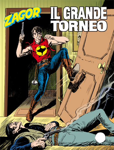 copertina zagor zenith numero 547 di Gallieno Ferri