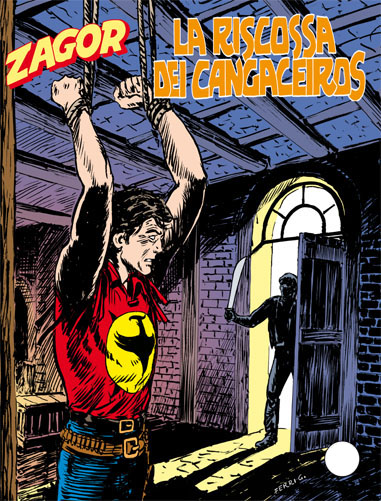 copertina zagor zenith numero 574 di Gallieno Ferri