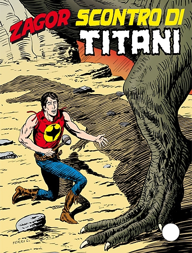 copertina zagor zenith numero 576 di Gallieno Ferri