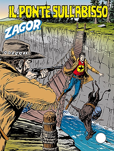 copertina zagor zenith numero 577 di Gallieno Ferri