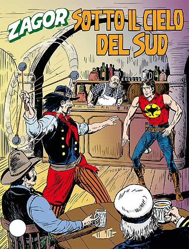 copertina zagor zenith numero 580 di Gallieno Ferri