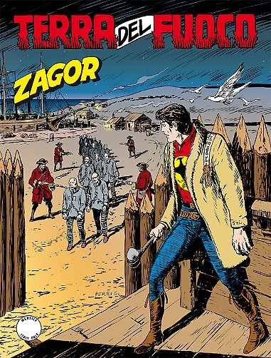 copertina zagor zenith numero 583 di Gallieno Ferri