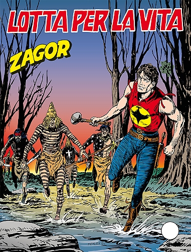 copertina zagor zenith numero 585 di Gallieno Ferri