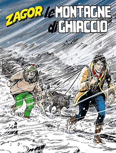 copertina zagor zenith numero 587 di Gallieno Ferri