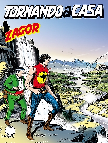 copertina zagor zenith numero 590 di Gallieno Ferri