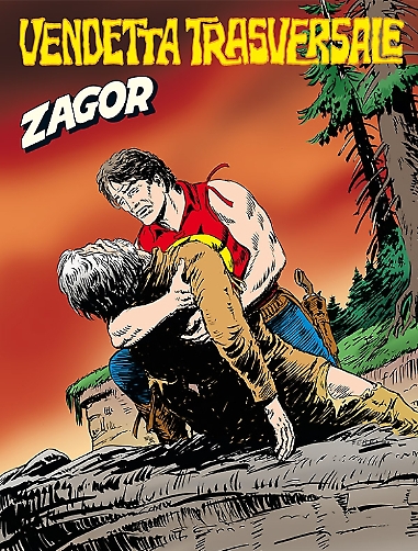 copertina zagor zenith numero 591 di Gallieno Ferri