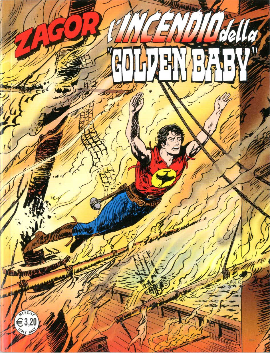 copertina zagor zenith numero 592 di Gallieno Ferri