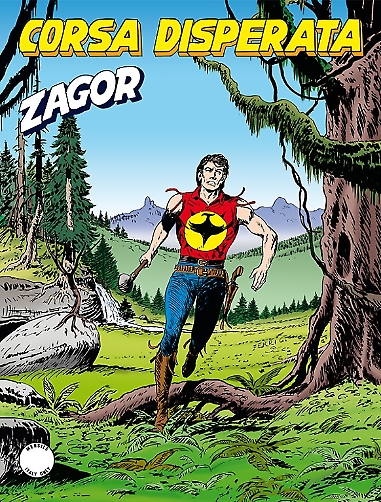 copertina zagor zenith numero 596 di Gallieno Ferri