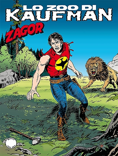 copertina zagor zenith numero 597 di Gallieno Ferri