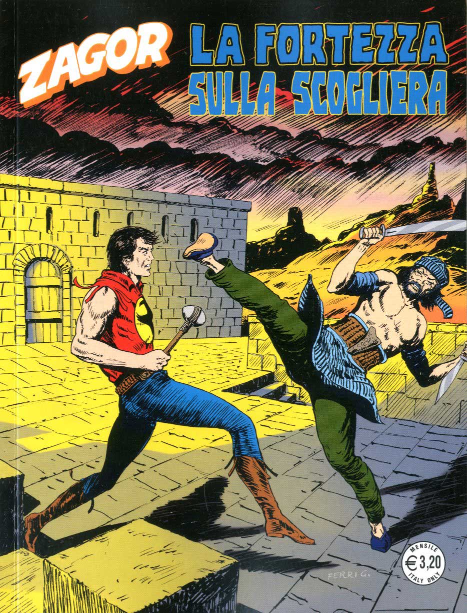 copertina zagor zenith numero 598 di Gallieno Ferri