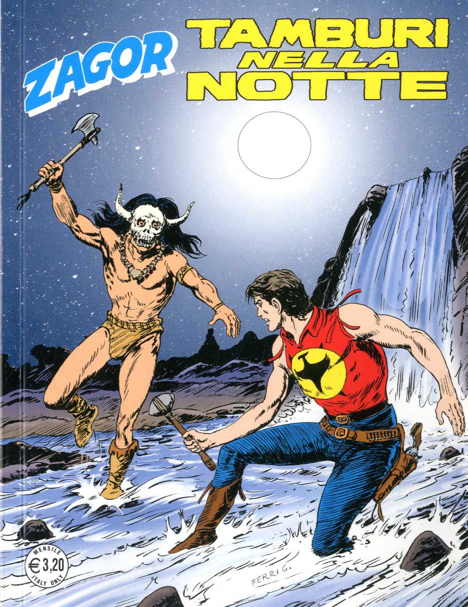 copertina zagor zenith numero 599 di Gallieno Ferri