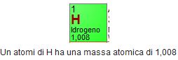 massa atomica dell'idrogeno