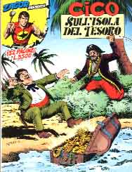 copertina di cico sull'isola del tesoro