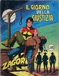 copertina zagor zenith numero 121 di Gallieno Ferri