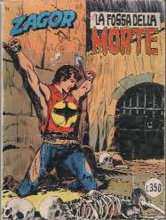 copertina zagor zenith numero 127 di Gallieno Ferri